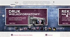 Desktop Screenshot of optima-reklama.pl
