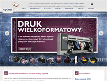 Tablet Screenshot of optima-reklama.pl